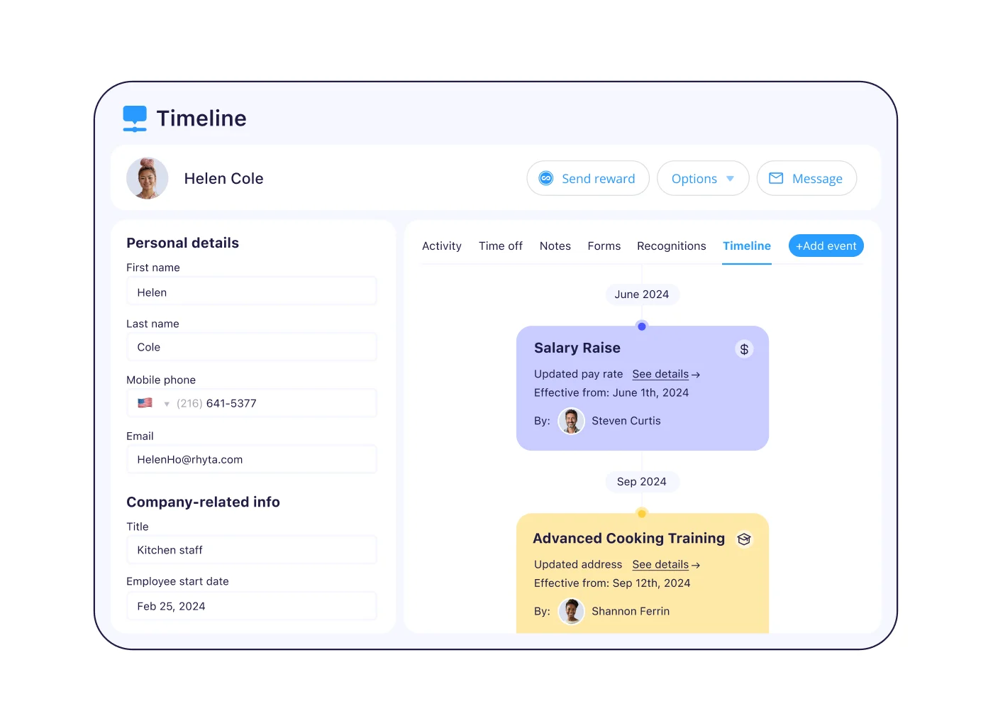 screenshot of Connecteam