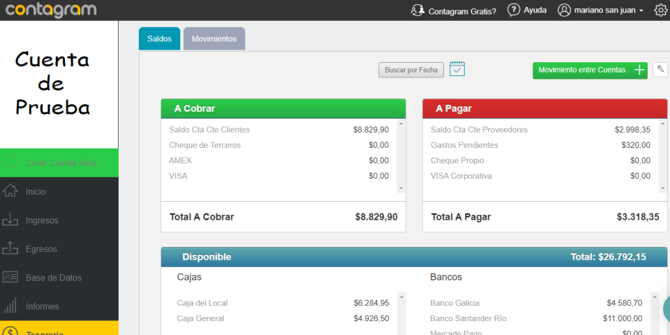 screenshot of Contagram