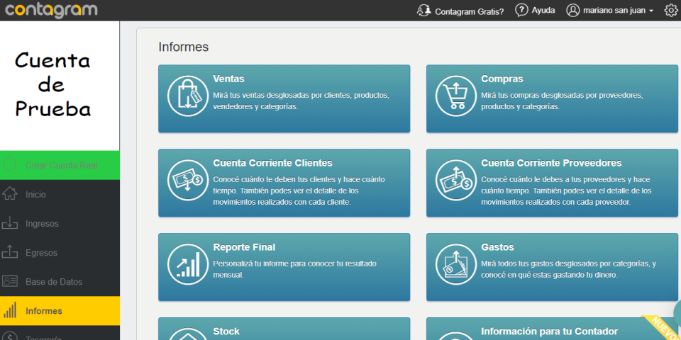 screenshot of Contagram