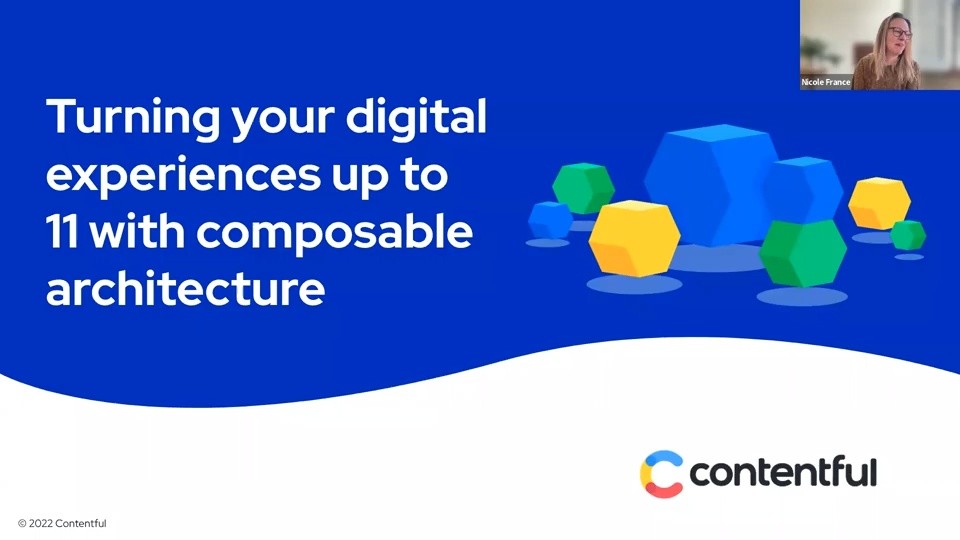 screenshot of Contentful