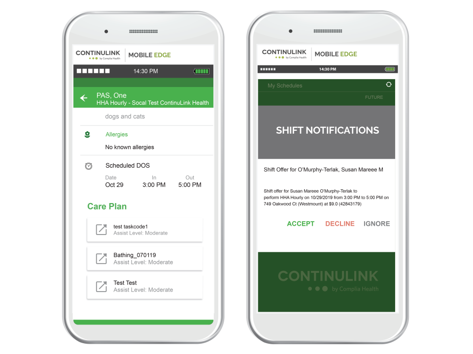screenshot of ContinuLink