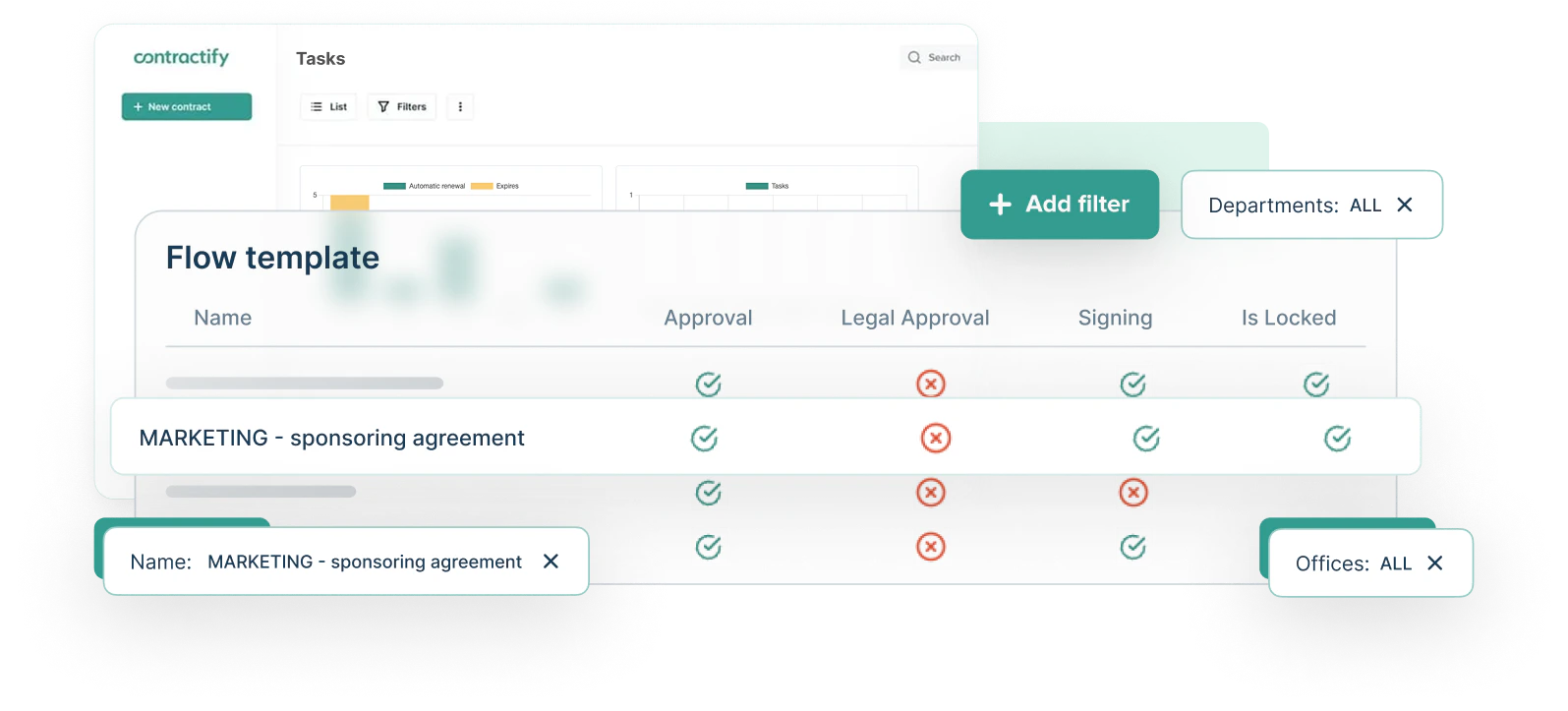 screenshot of Contractify
