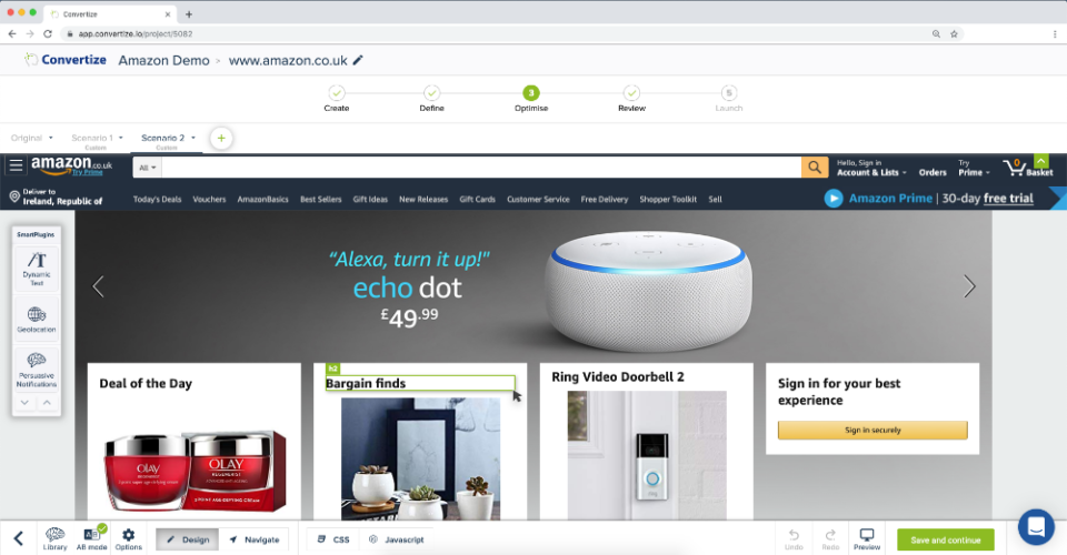 screenshot of Convertize