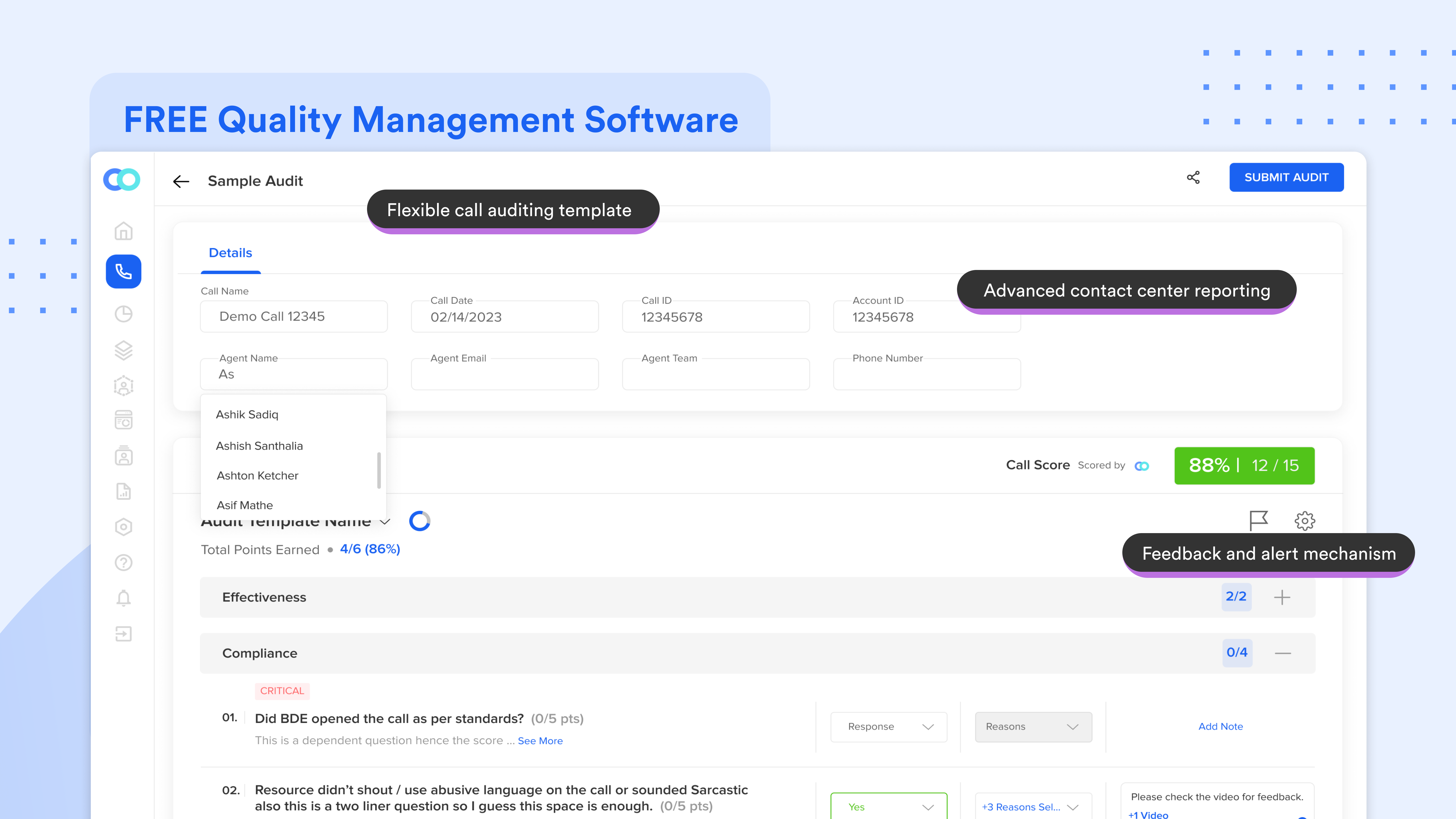 screenshot of Convin