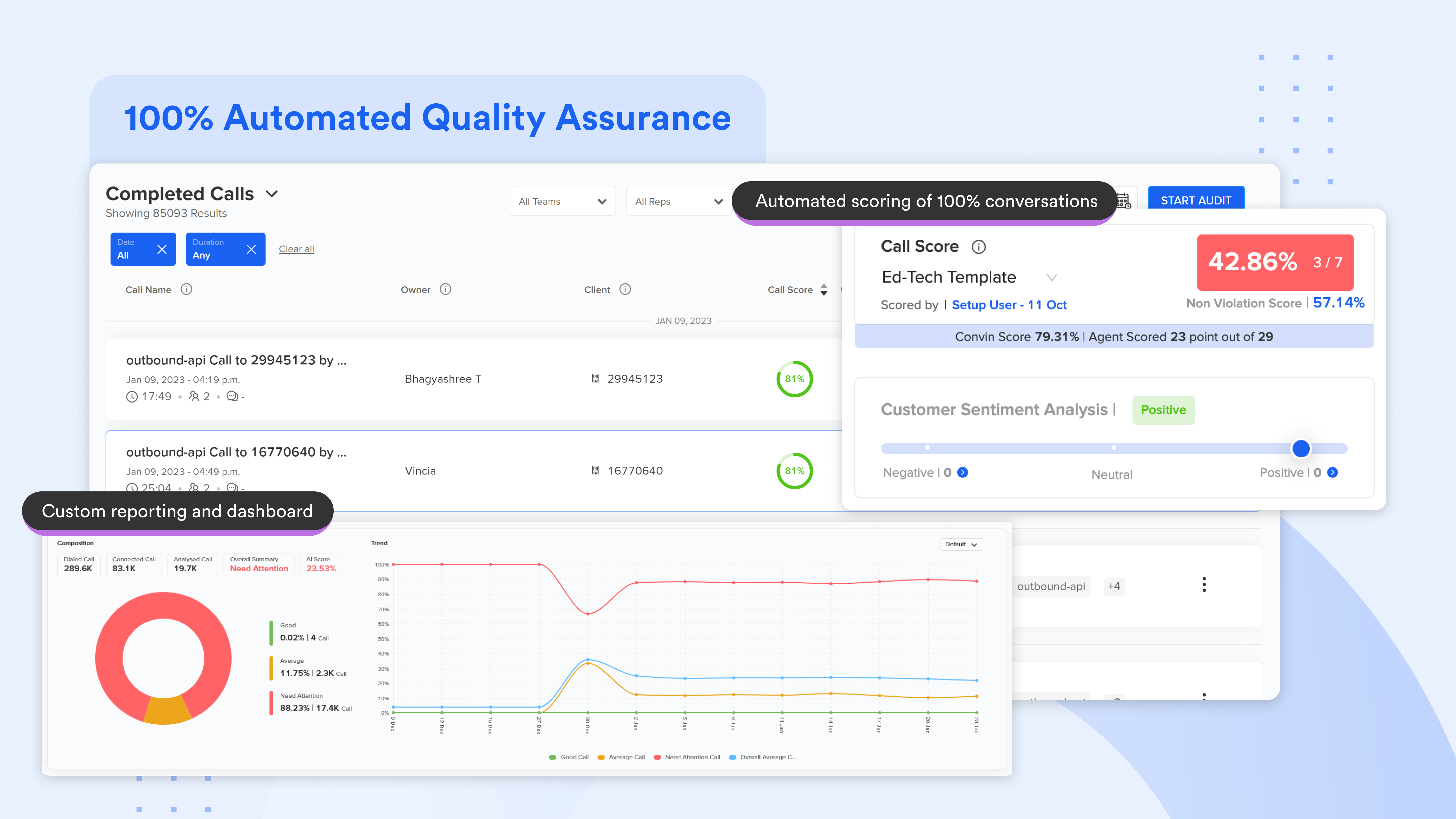 screenshot of Convin