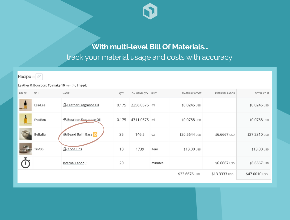 screenshot of Craftybase