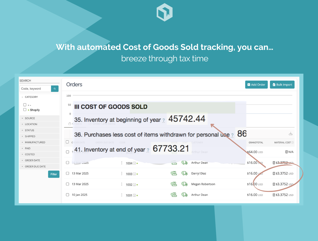screenshot of Craftybase