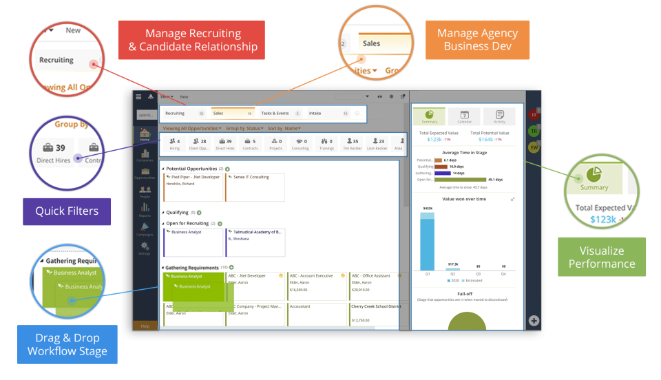screenshot of Crelate