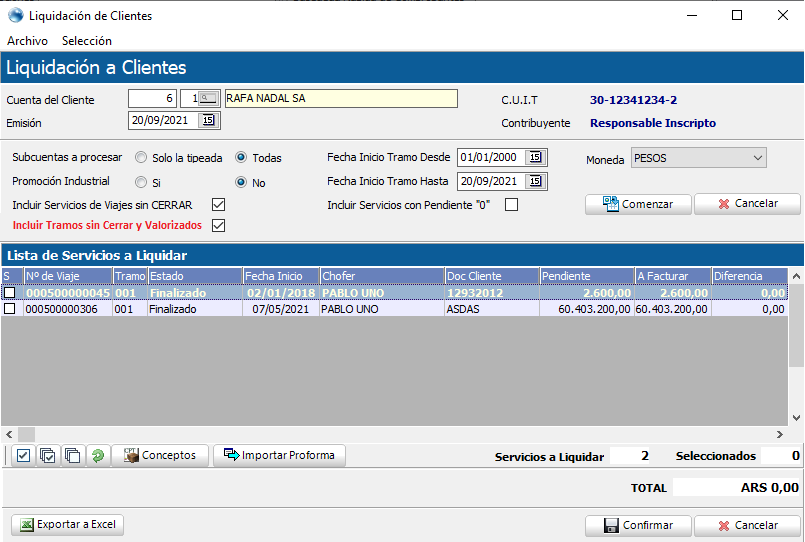 screenshot of Cristal