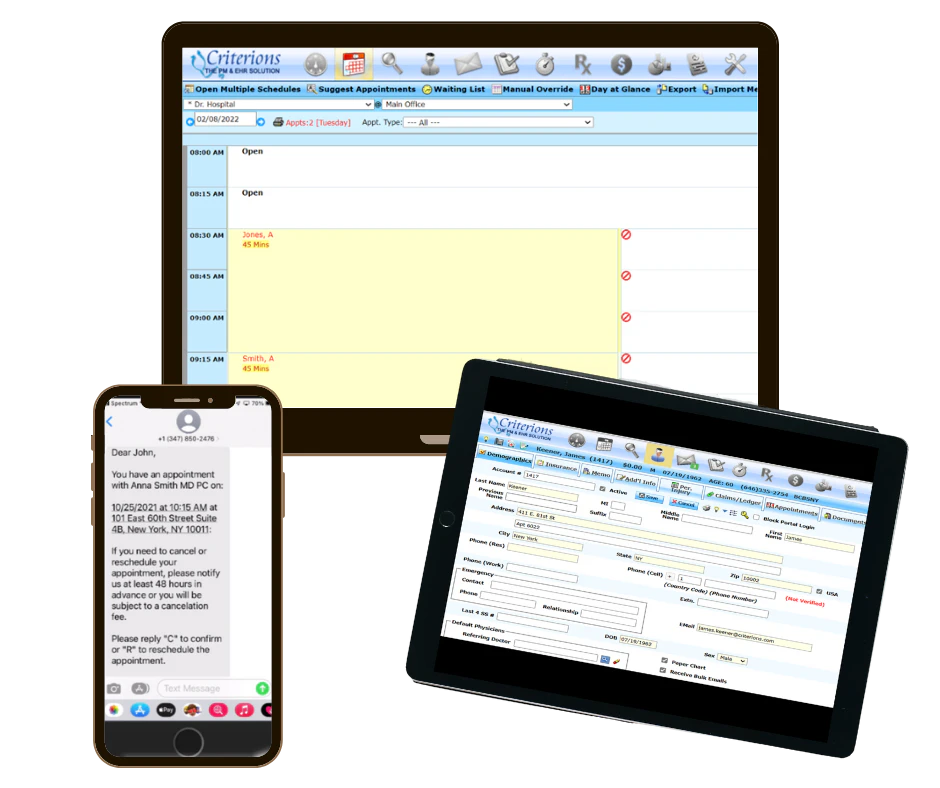 screenshot of Criterions