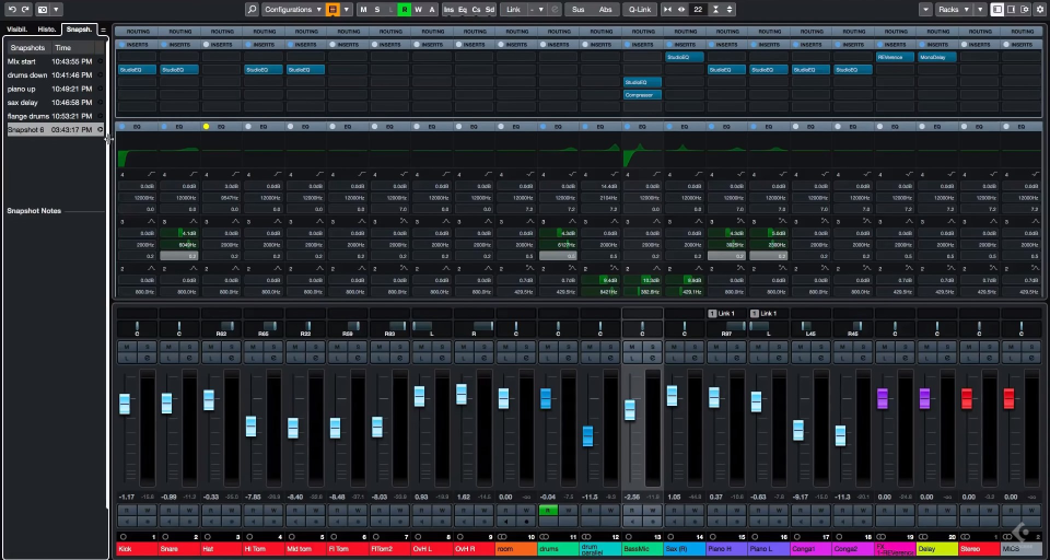 screenshot of Cubase