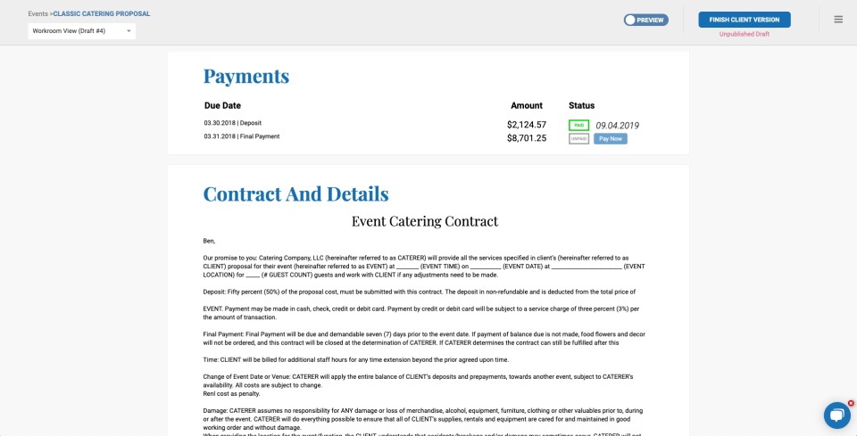 screenshot of Curate