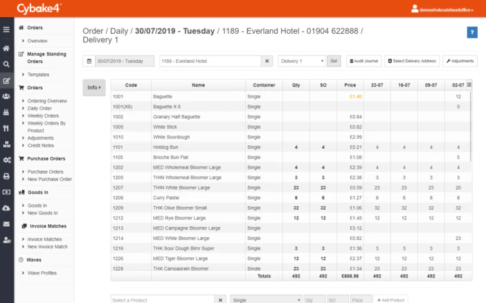 screenshot of Cybake