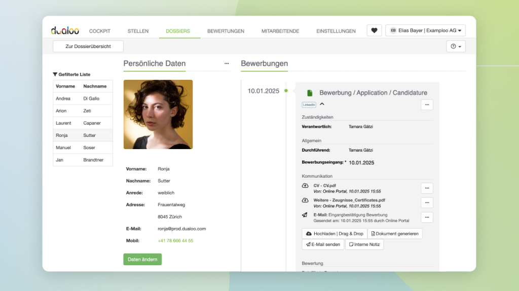 screenshot of DUALOO