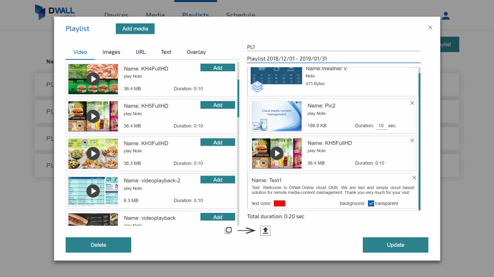 screenshot of DWALL.online