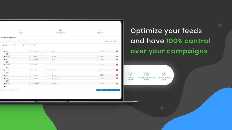 screenshot of DataFeedWatch