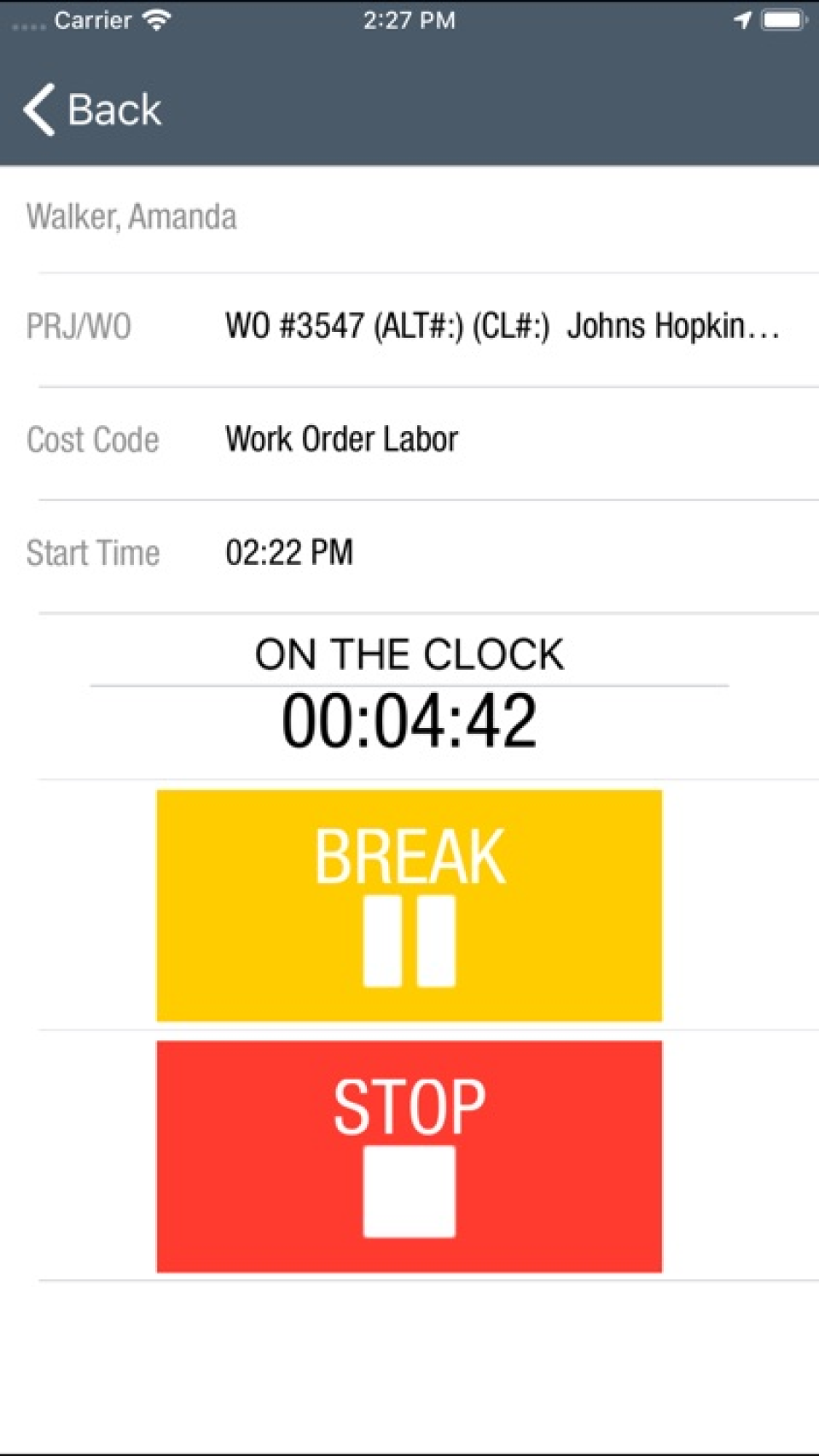 screenshot of Dataforma
