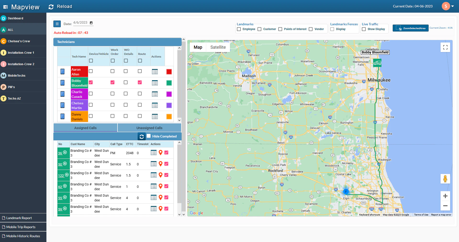 screenshot of Davisware