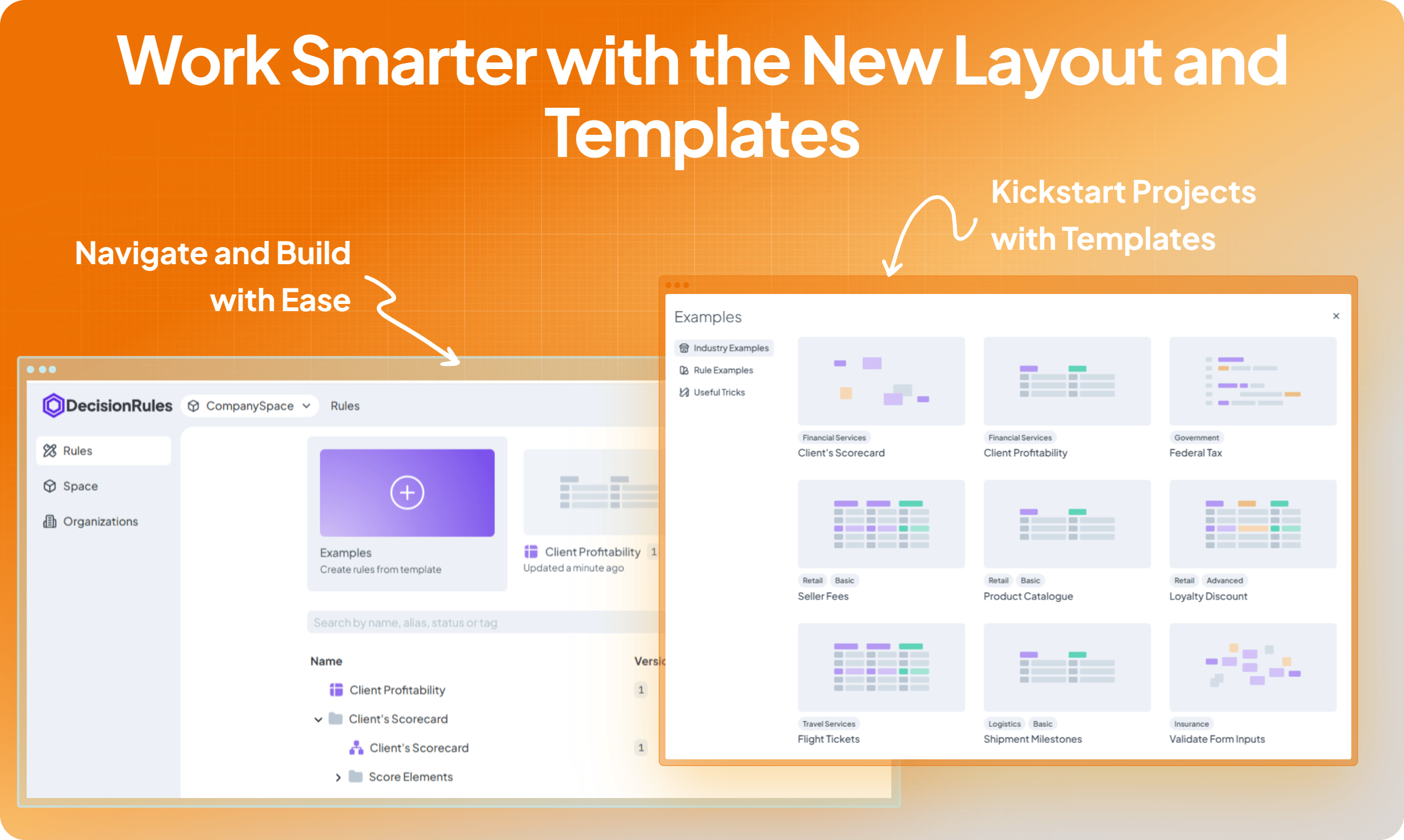 screenshot of DecisionRules.io