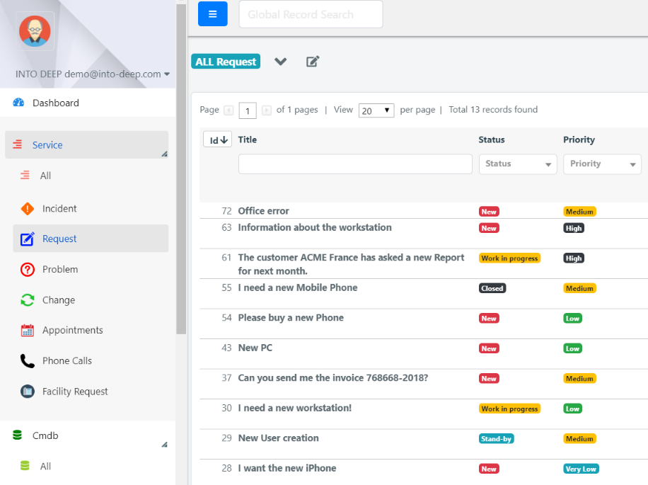 screenshot of Deepser