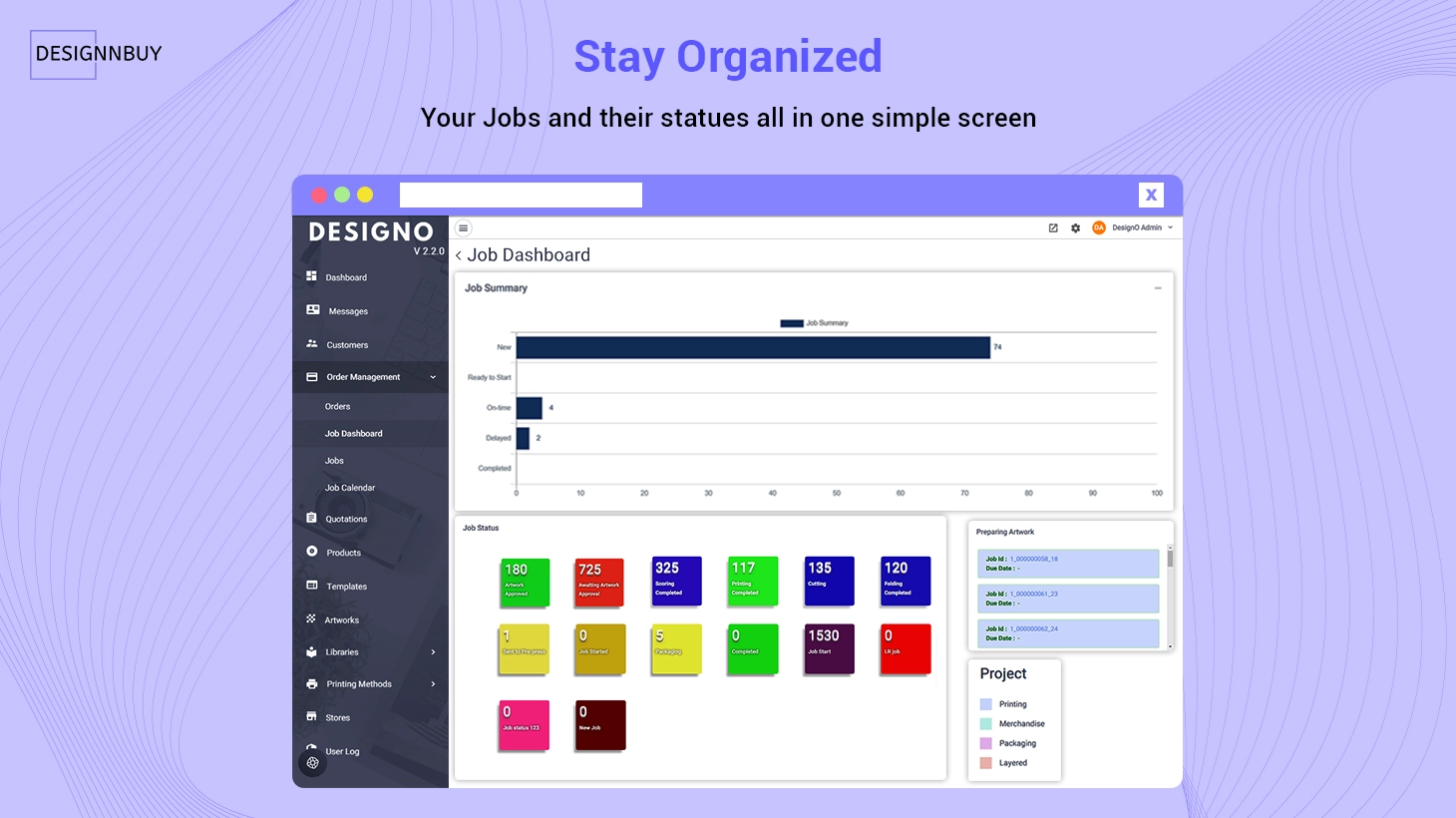 screenshot of DesignNBuy