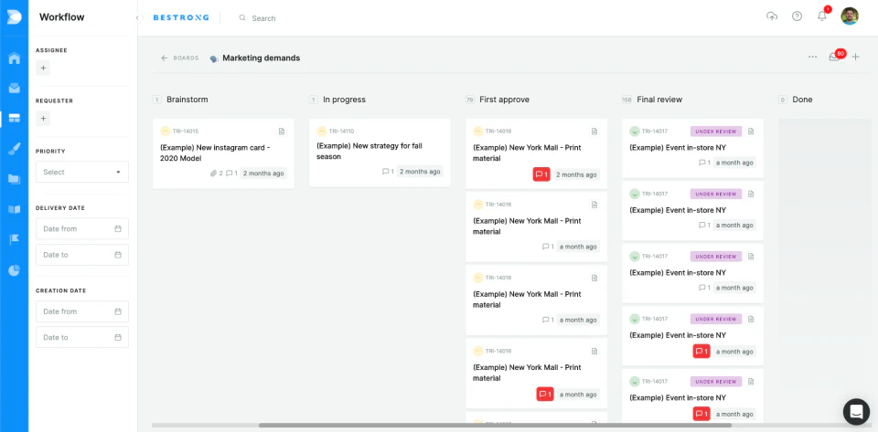 screenshot of Deskfy