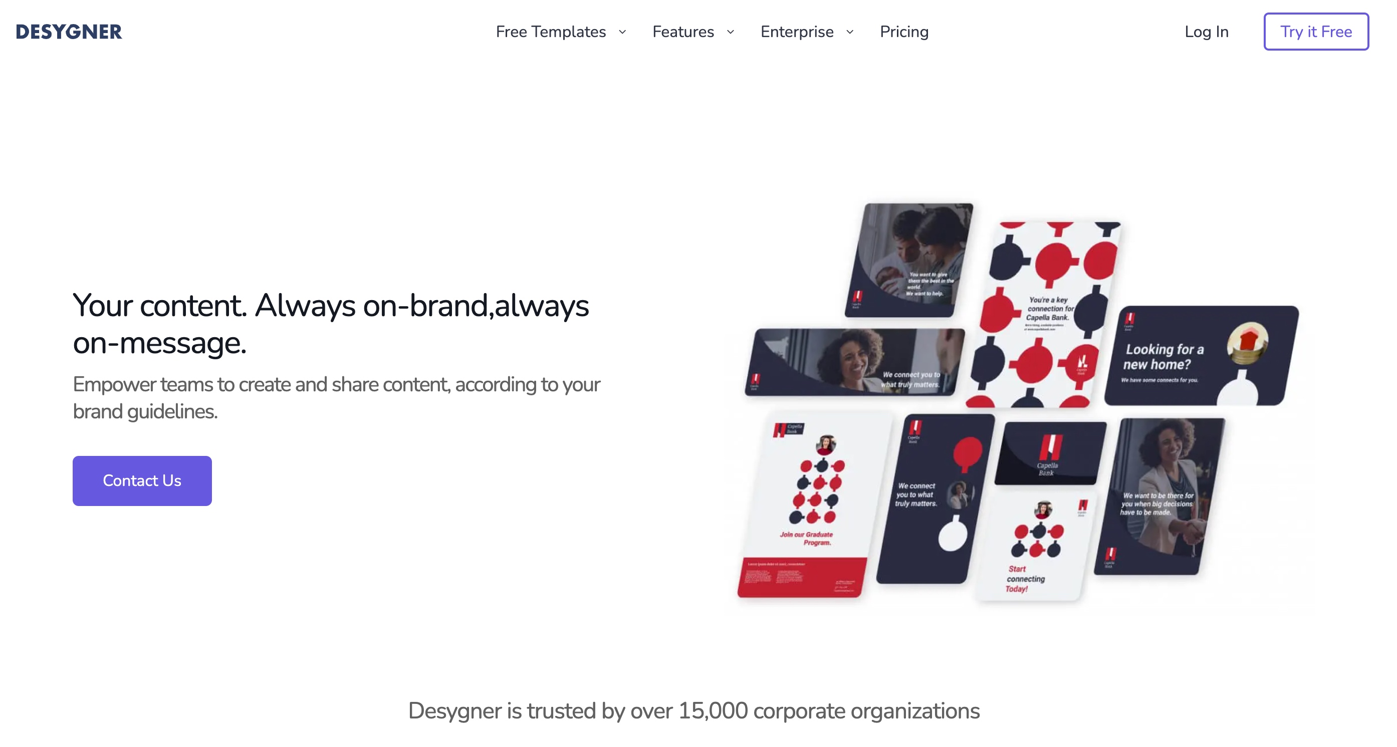 screenshot of Desygner