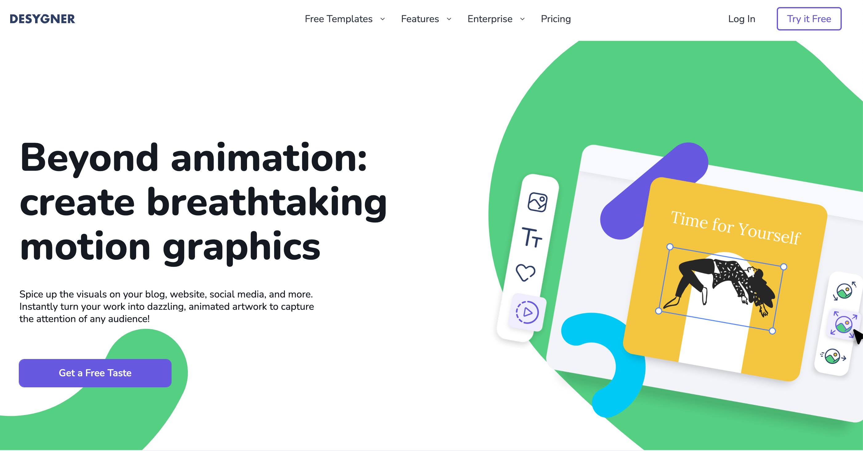 screenshot of Desygner