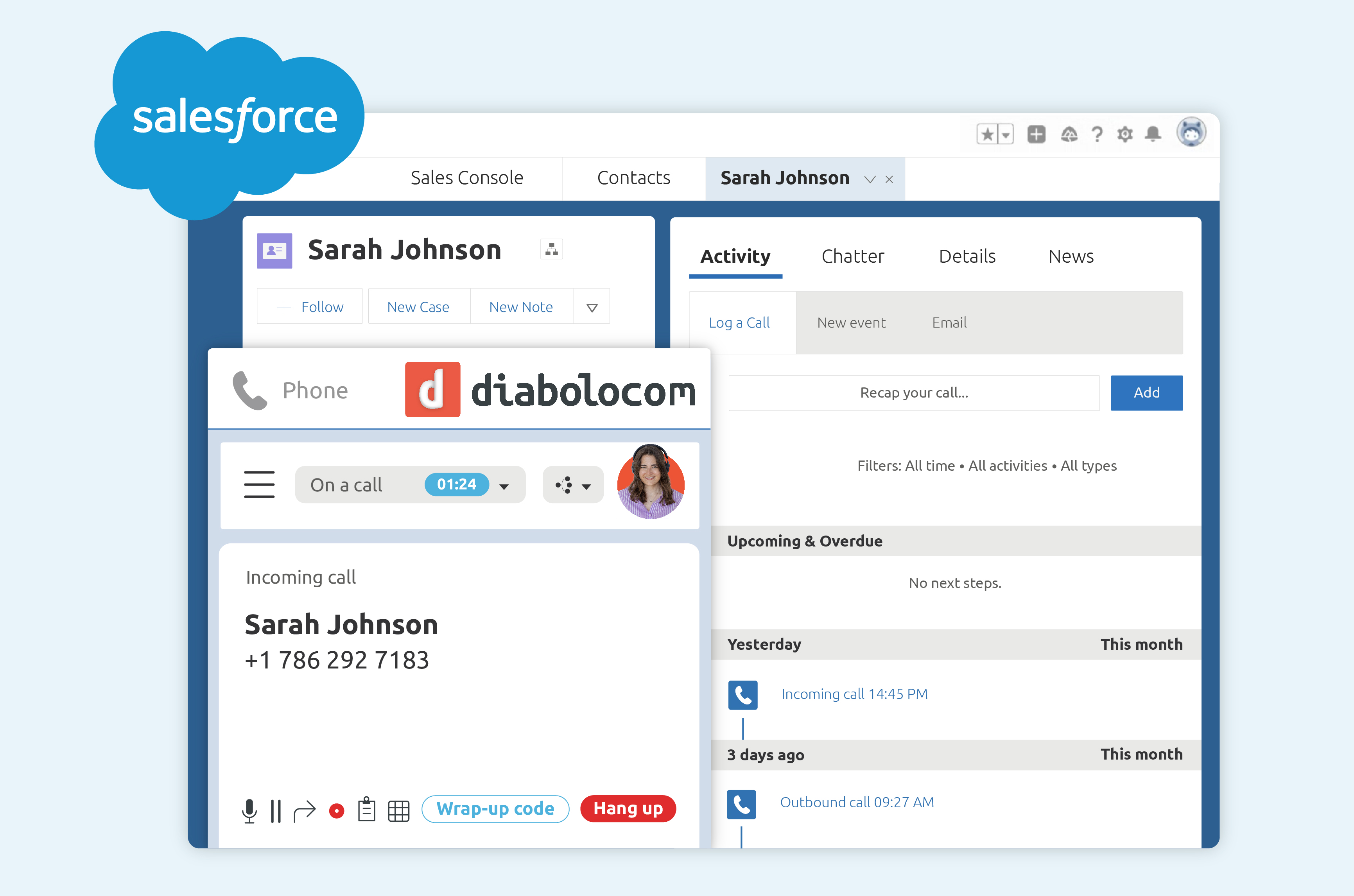 screenshot of Diabolocom