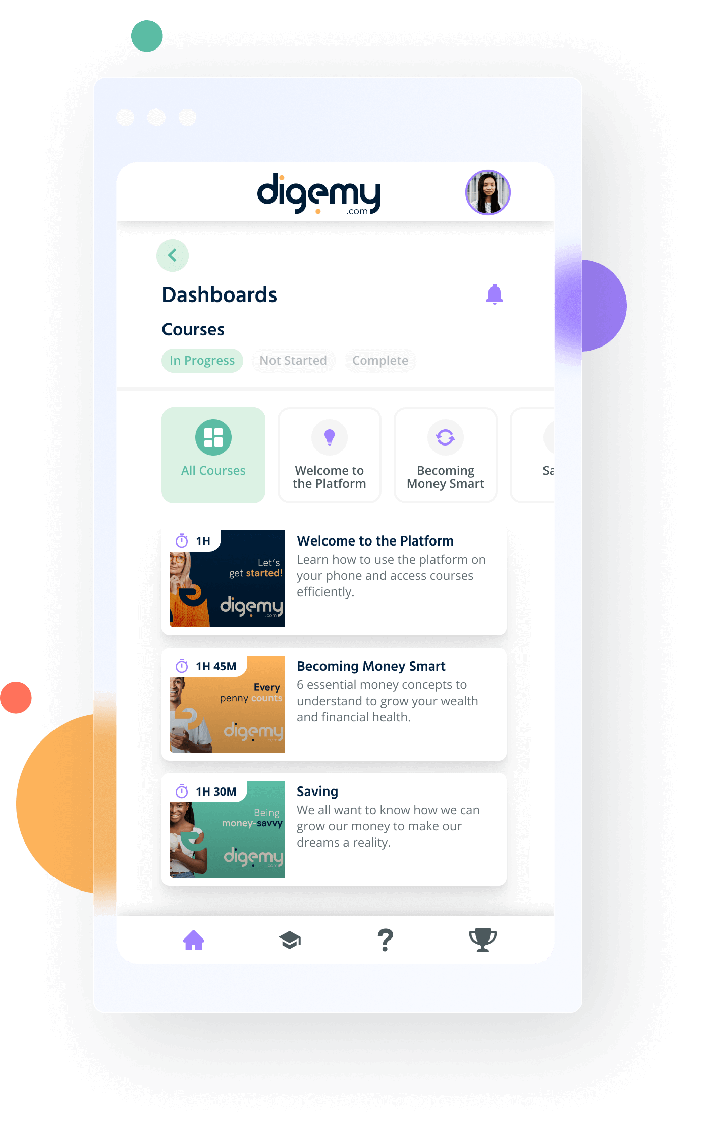 screenshot of Digemy