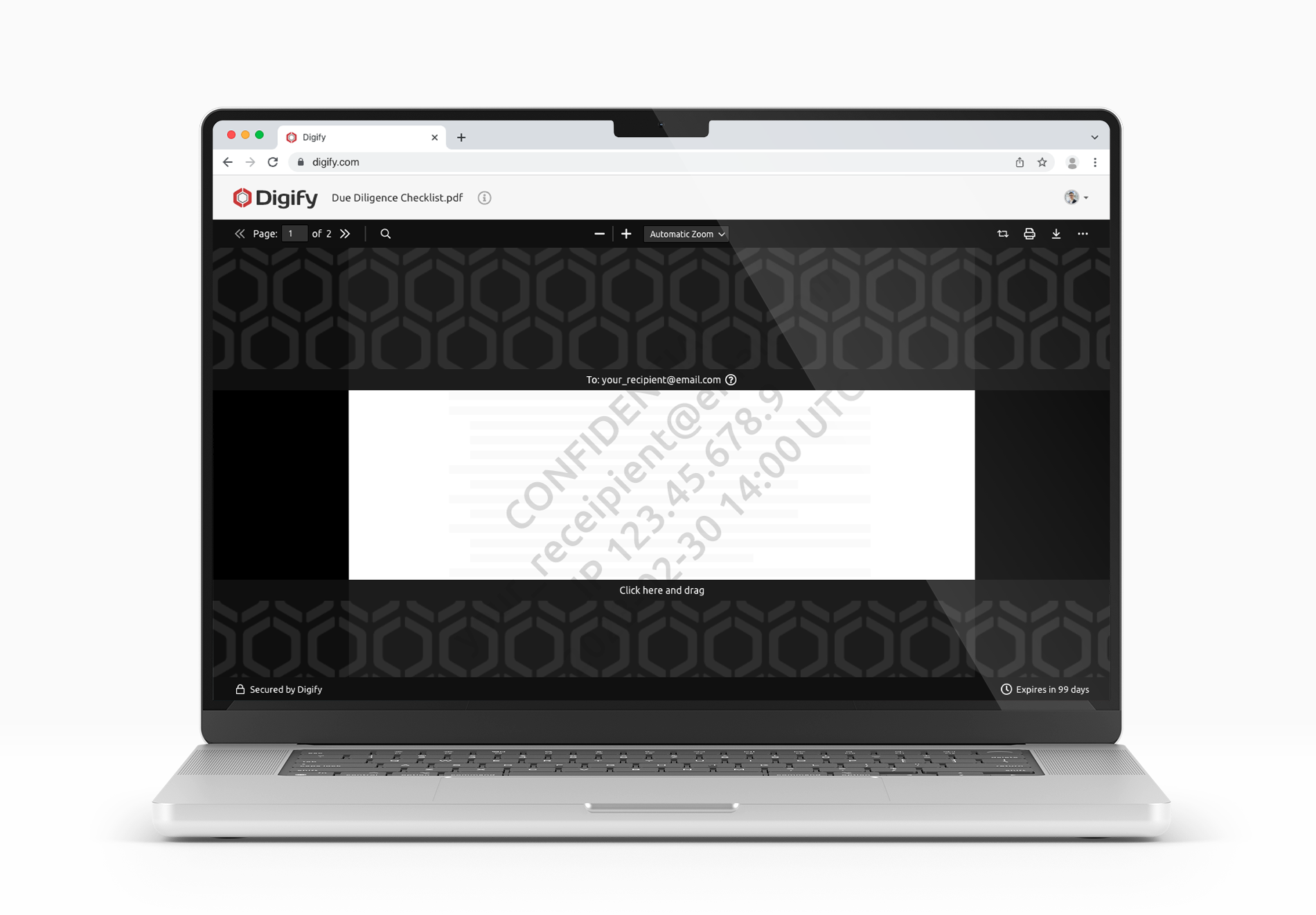 screenshot of Digify