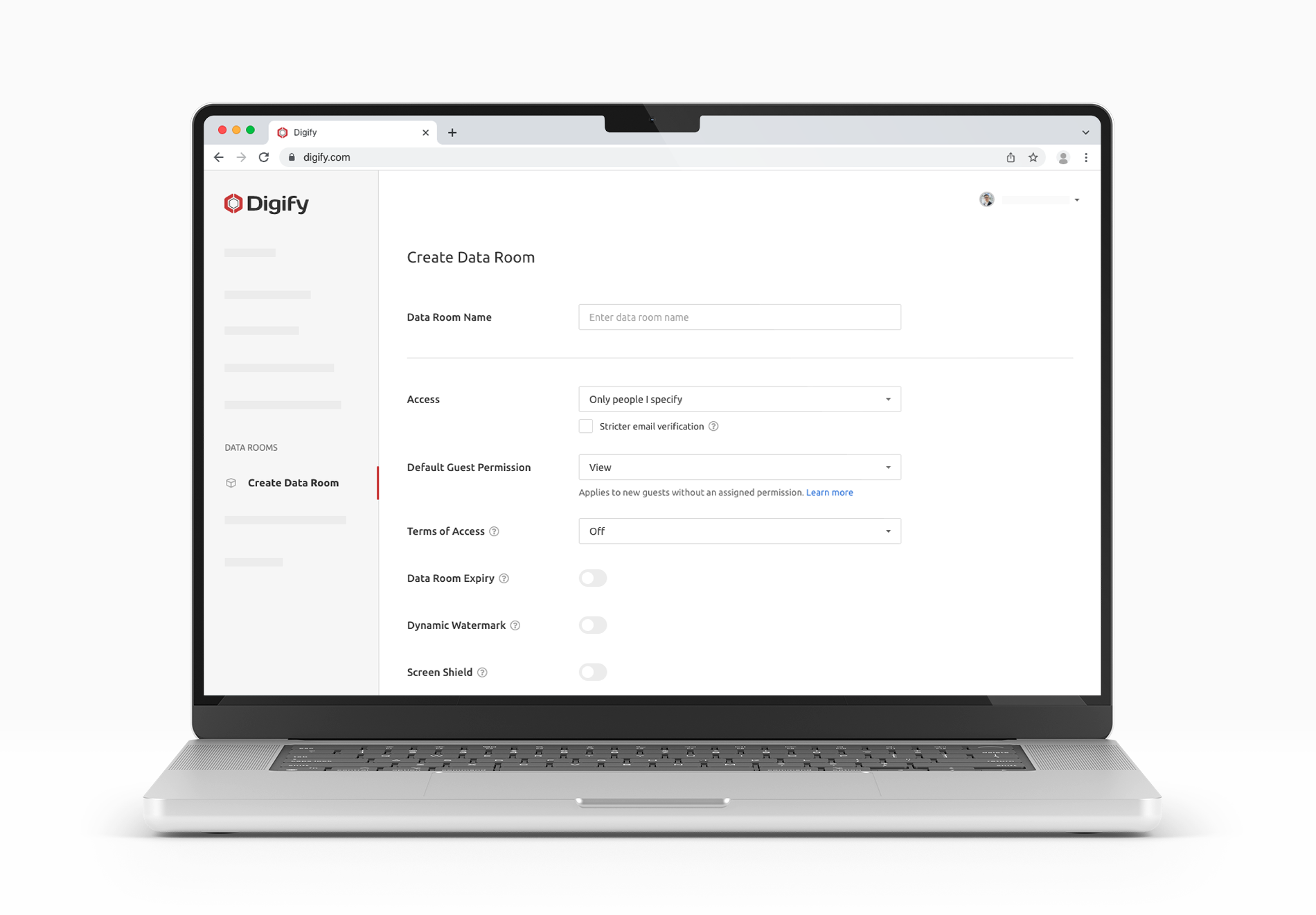 screenshot of Digify