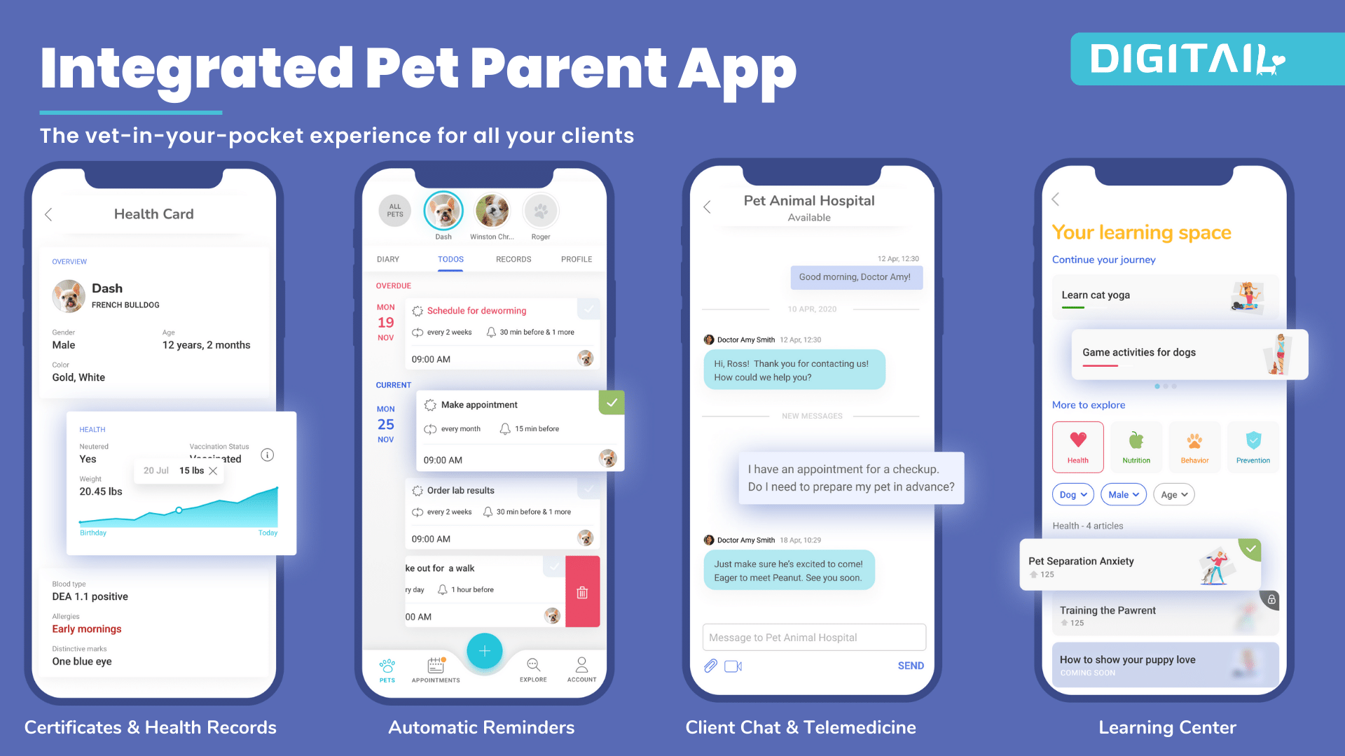 screenshot of Digitail