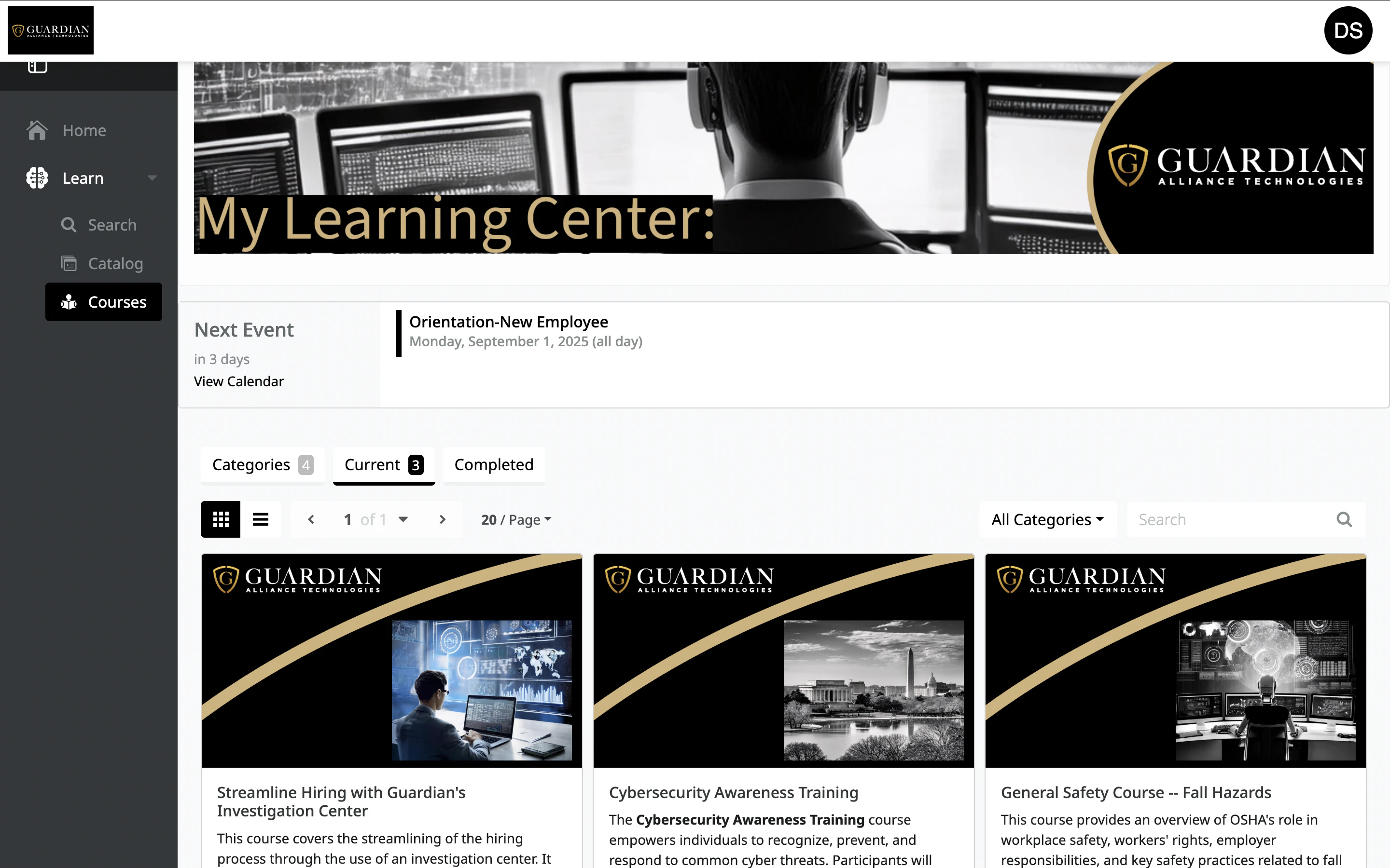 screenshot of DigitalChalk