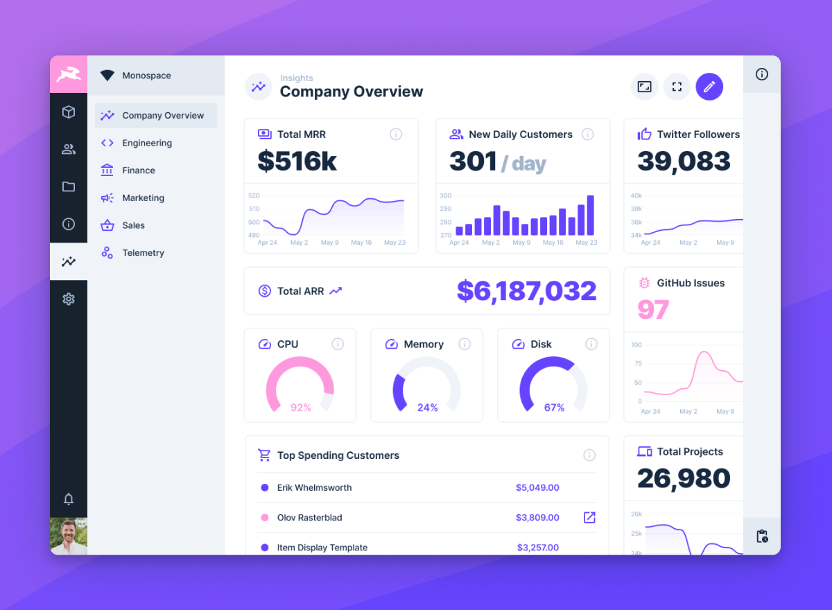 screenshot of Directus