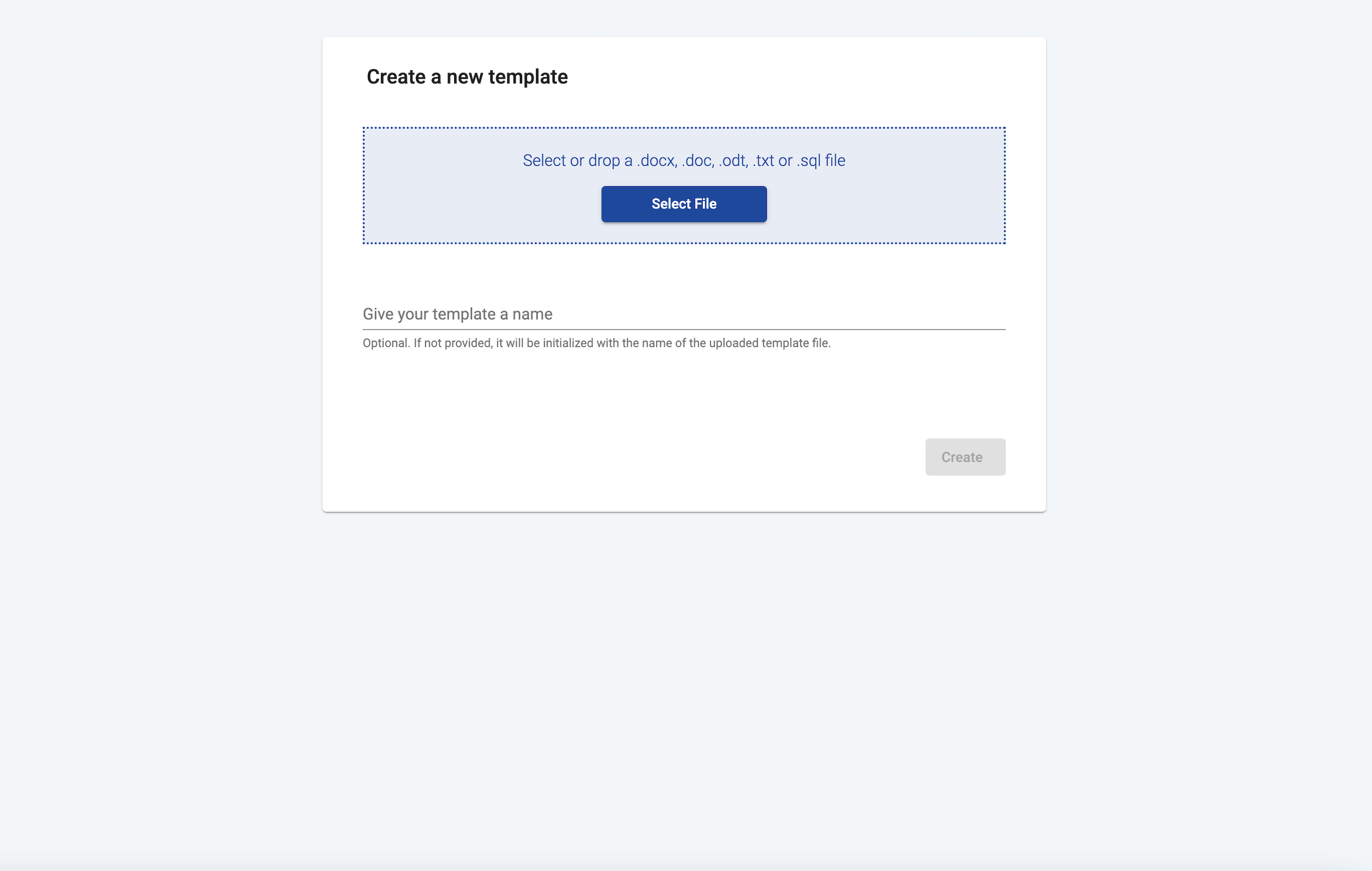 screenshot of DocuGenerate