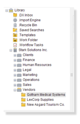 screenshot of DocuXplorer