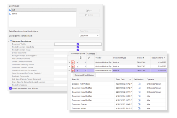 screenshot of DocuXplorer
