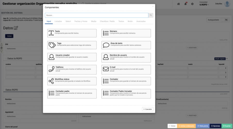screenshot of Dokuflex