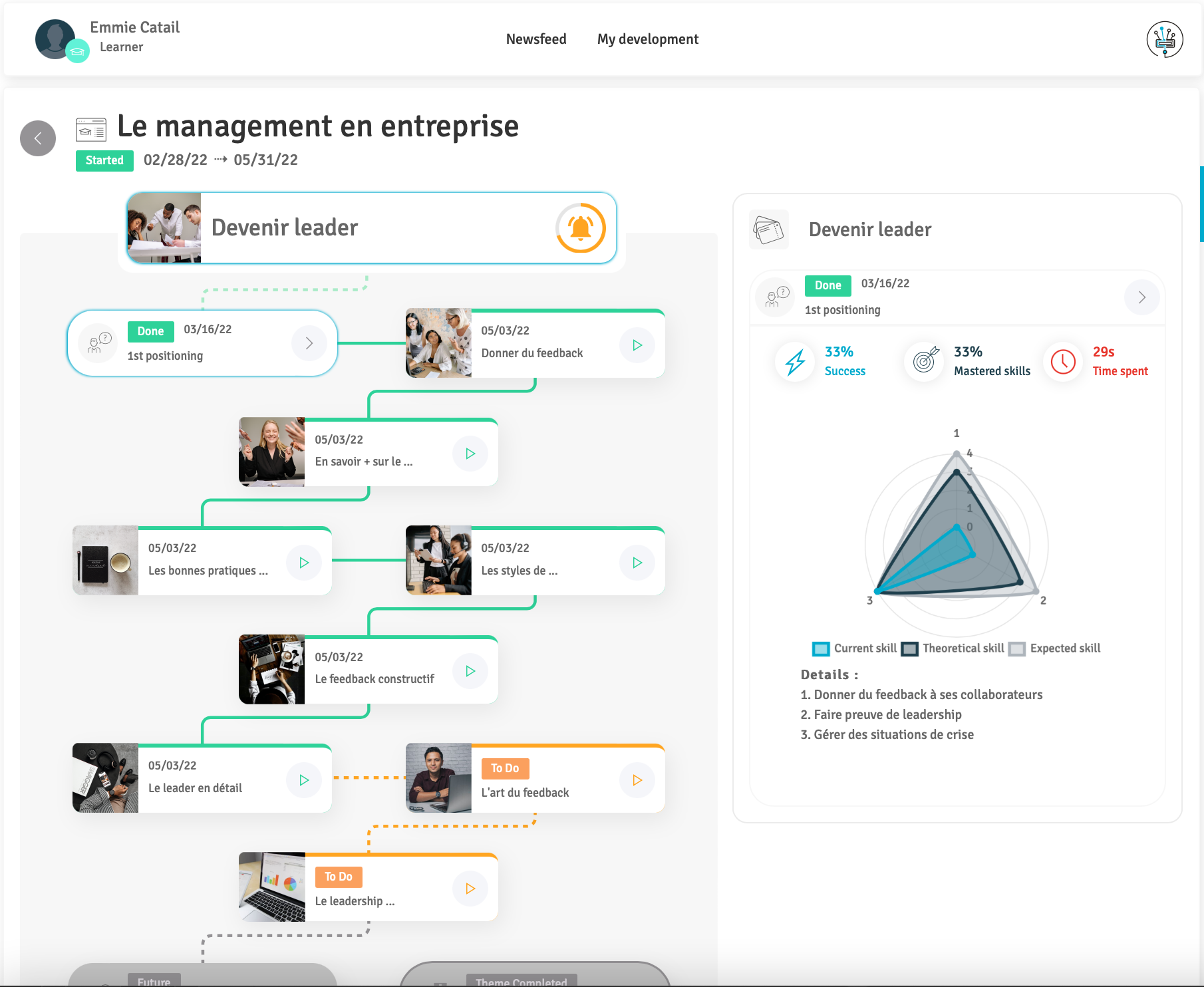screenshot of Domoscio