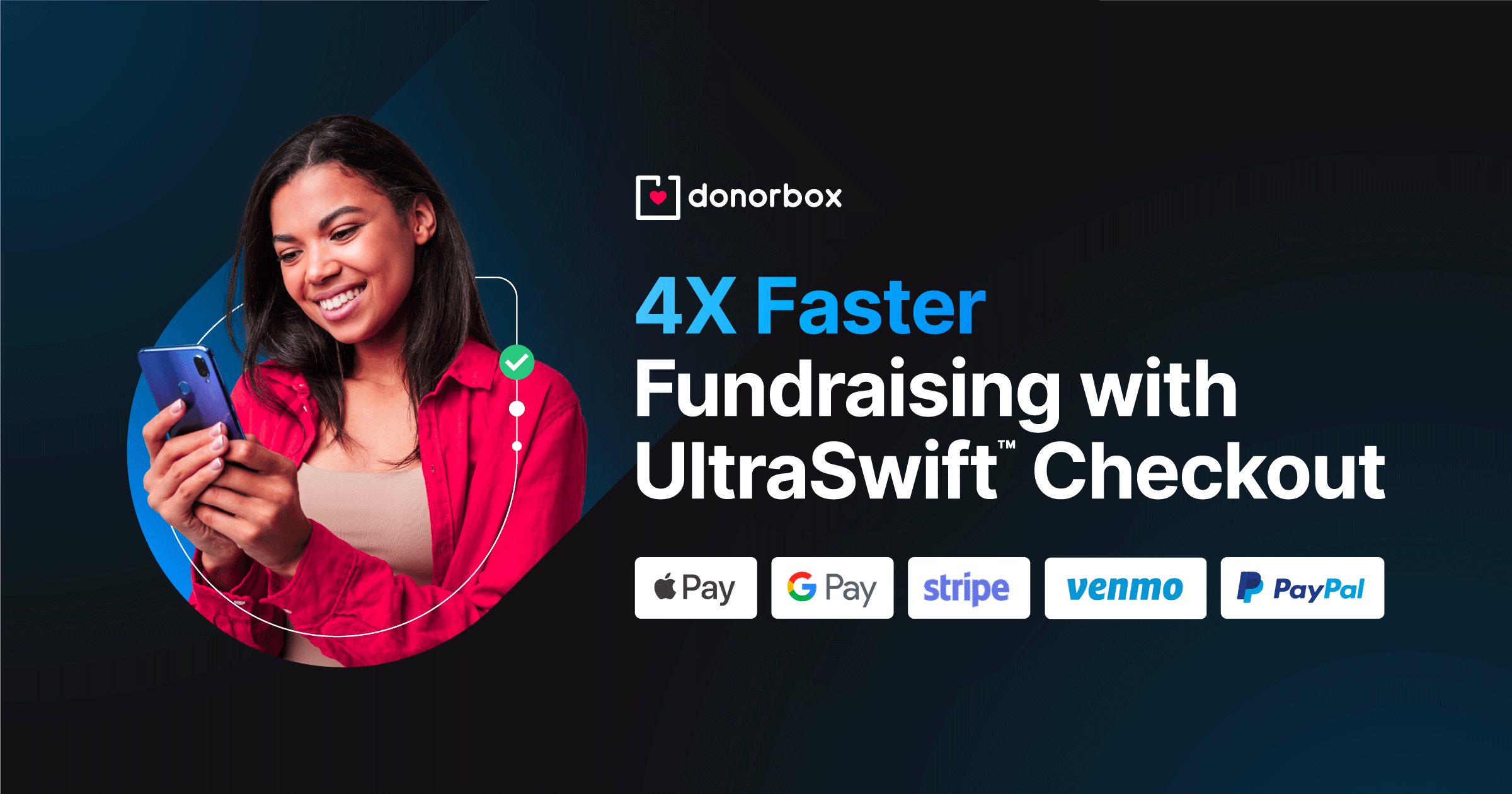 screenshot of Donorbox