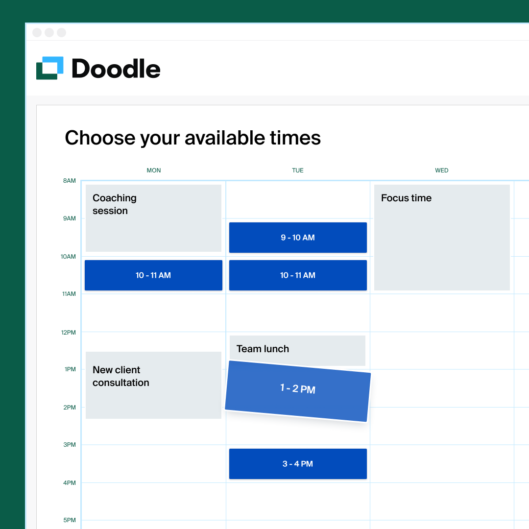 screenshot of Doodle