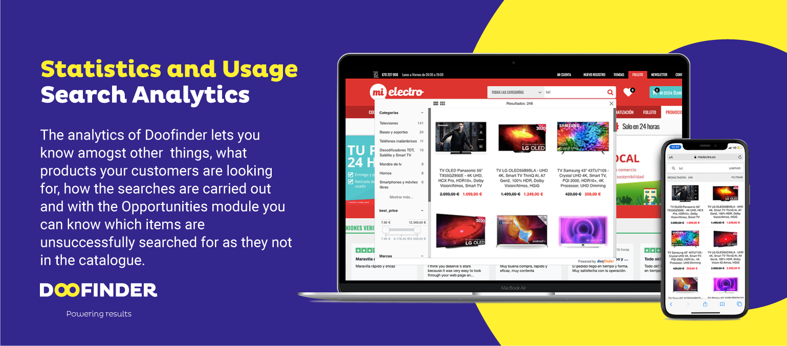 screenshot of Doofinder
