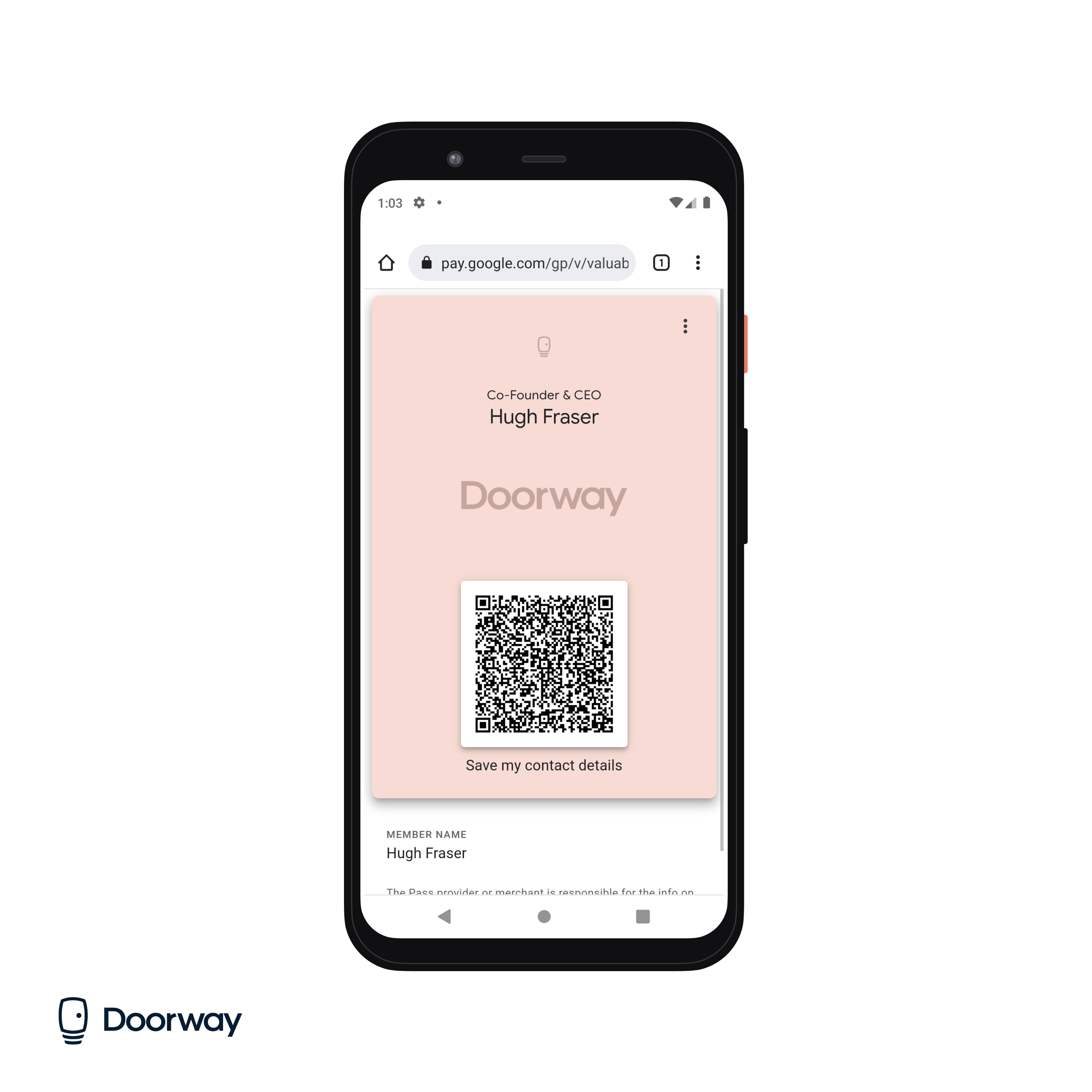 screenshot of Doorway