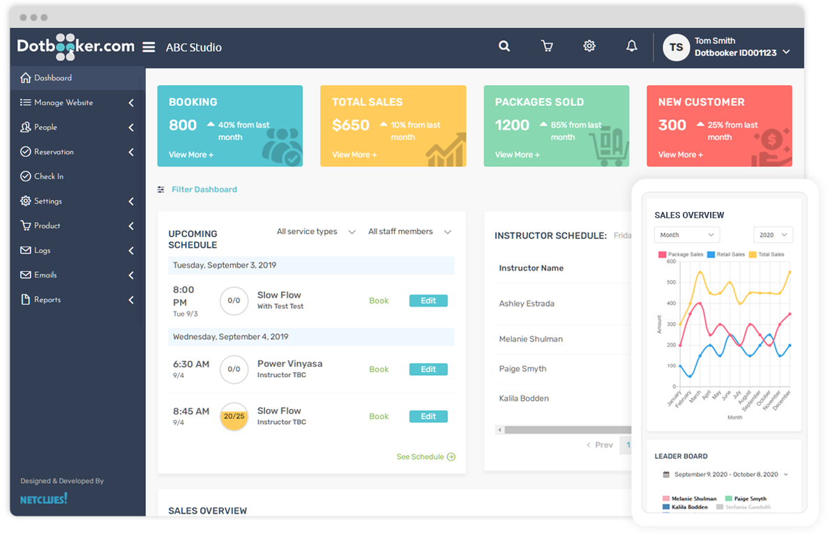 screenshot of Dotbooker