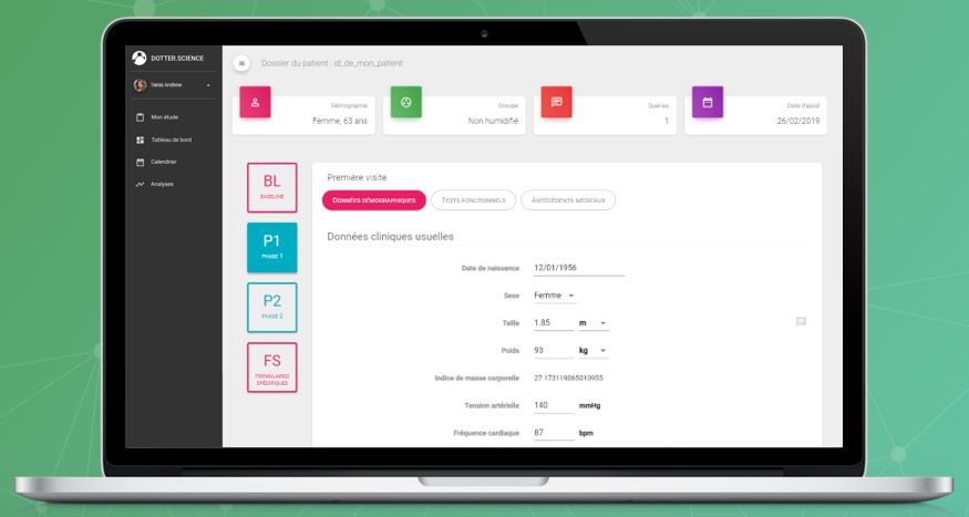 screenshot of Dotter.science