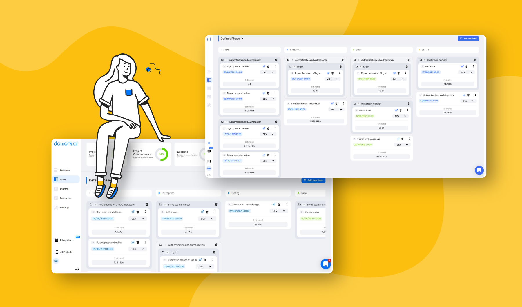 screenshot of Dowork.ai