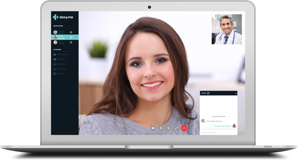 screenshot of Doxy.me