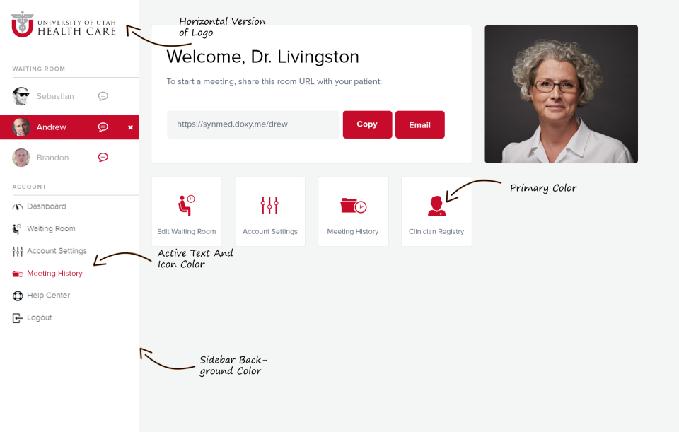 screenshot of Doxy.me