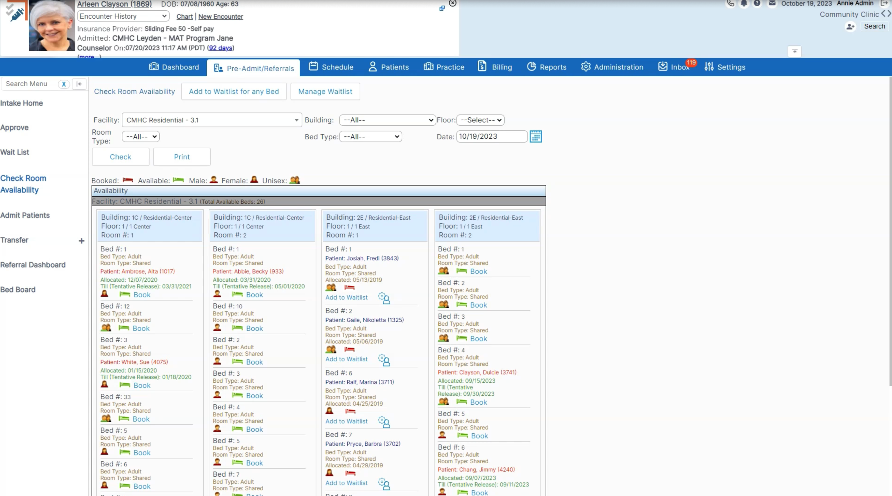 screenshot of DrCloudEHR